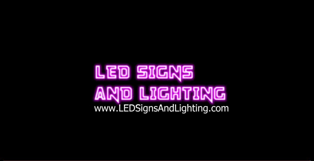 Load video: LED Signs And Lighting