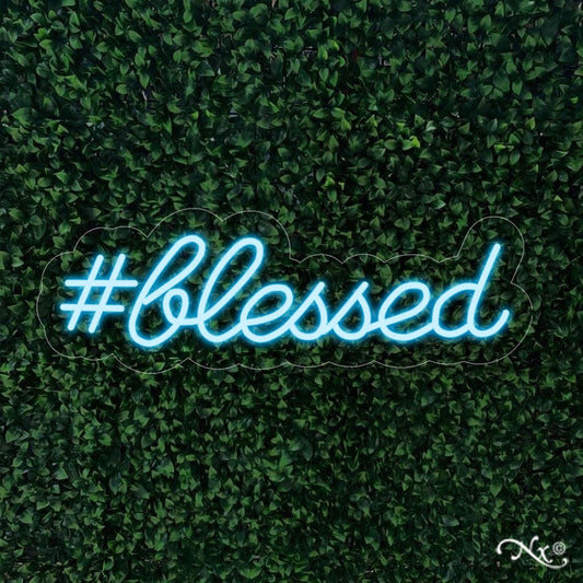 #Blessed LED Neon Sign