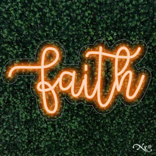 Faith Neon Wall Sign