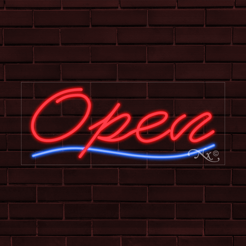 LED Neon Open  Sign 32″ x 13″