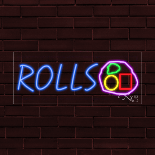 LED Rolls Sign 32" x 13"