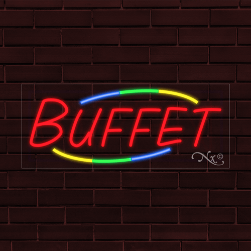 LED Buffet Sign 32" x 13"