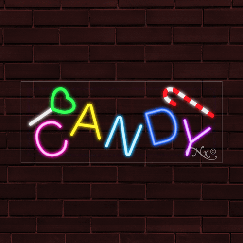 LED Candy Sign 32" x 13"
