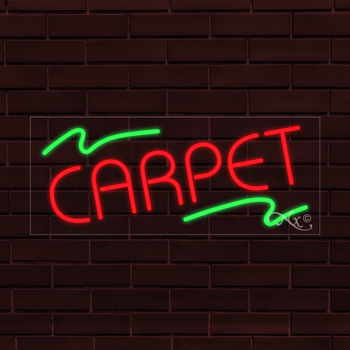 Carpet LED Neon Sign