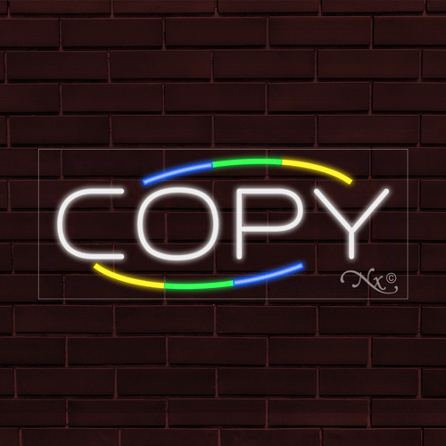 LED Copy Sign 