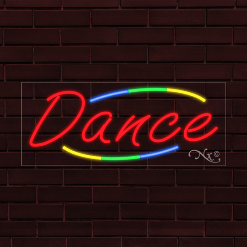 lets dance neon sign,