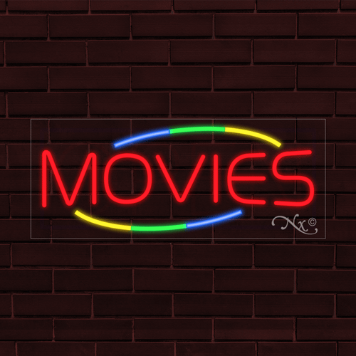 LED Movies Sign 32" x 13"