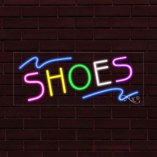 LED Shoes Sign 32" x 13"