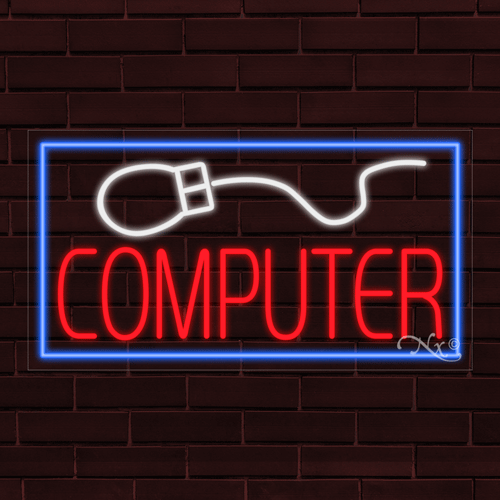 Computer LED Neon sign