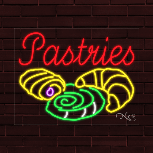 LED Pastries Sign 31" x 24"